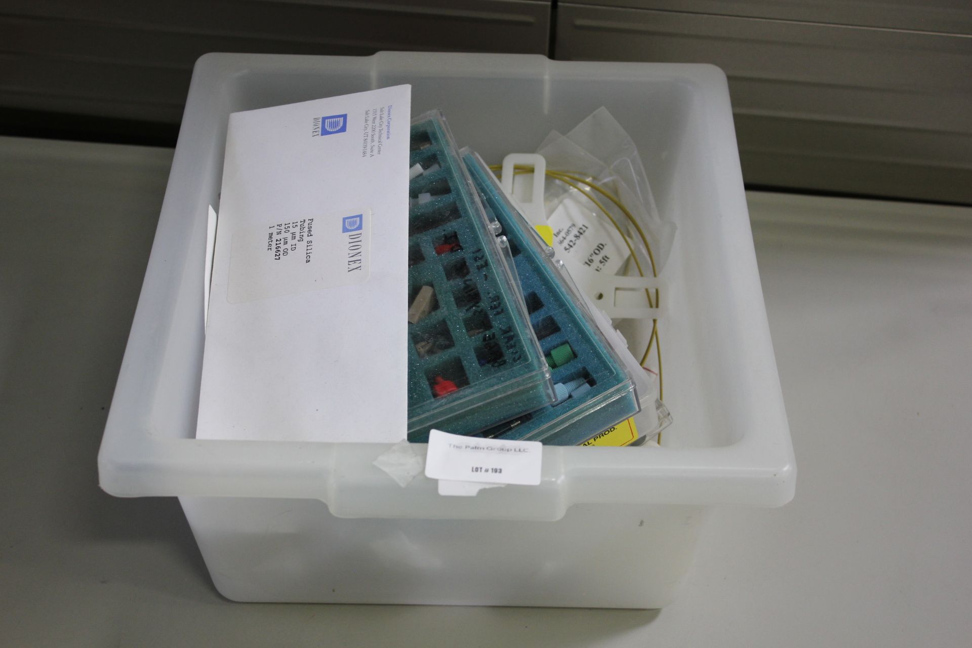 LOT OF HPLC PARTS - FITTINGS, TUBING, ETC