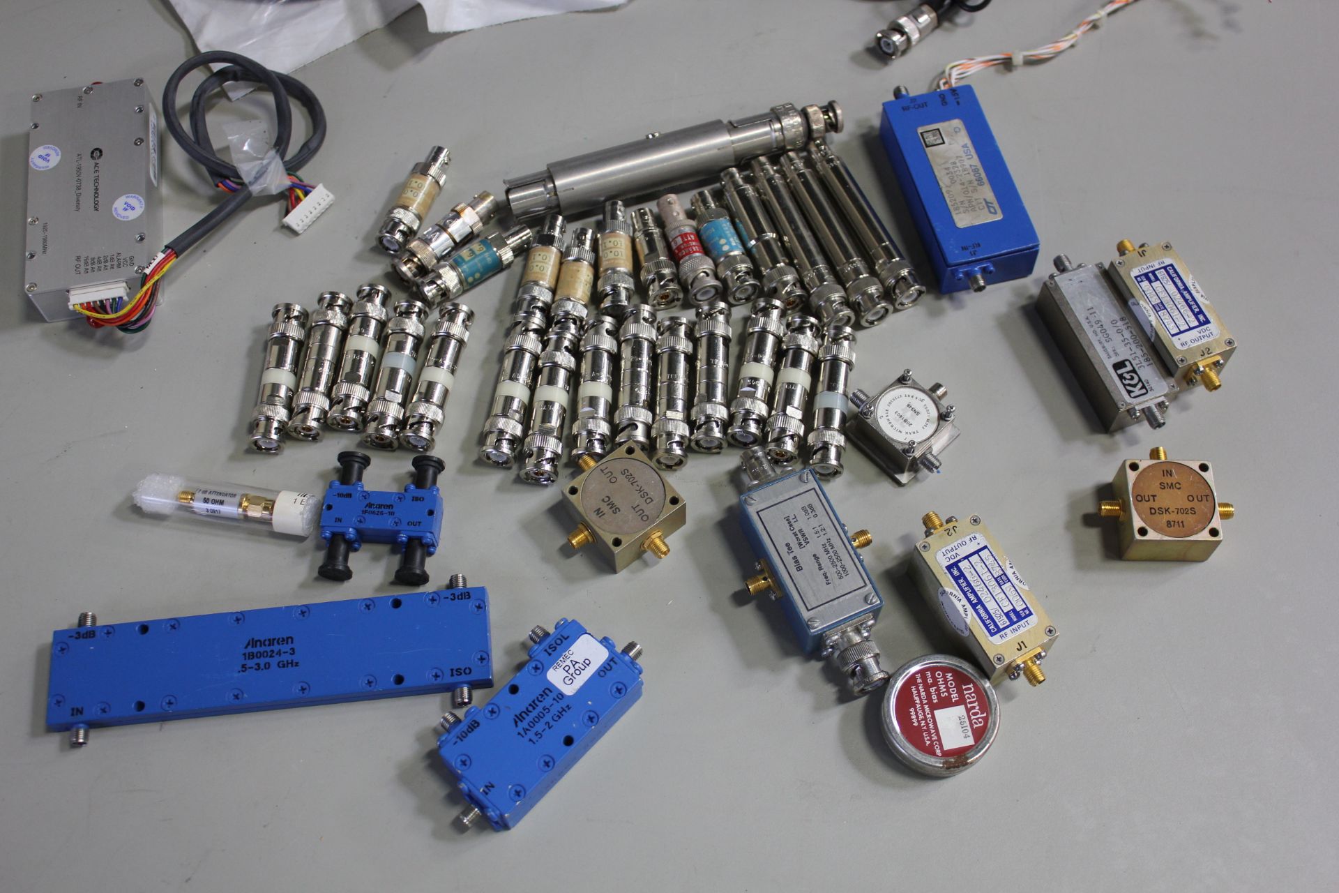 LARGE LOT OF RF COMPONENTS-ATTENUATORS,CABLE,CIRCULATORS, - Image 13 of 14