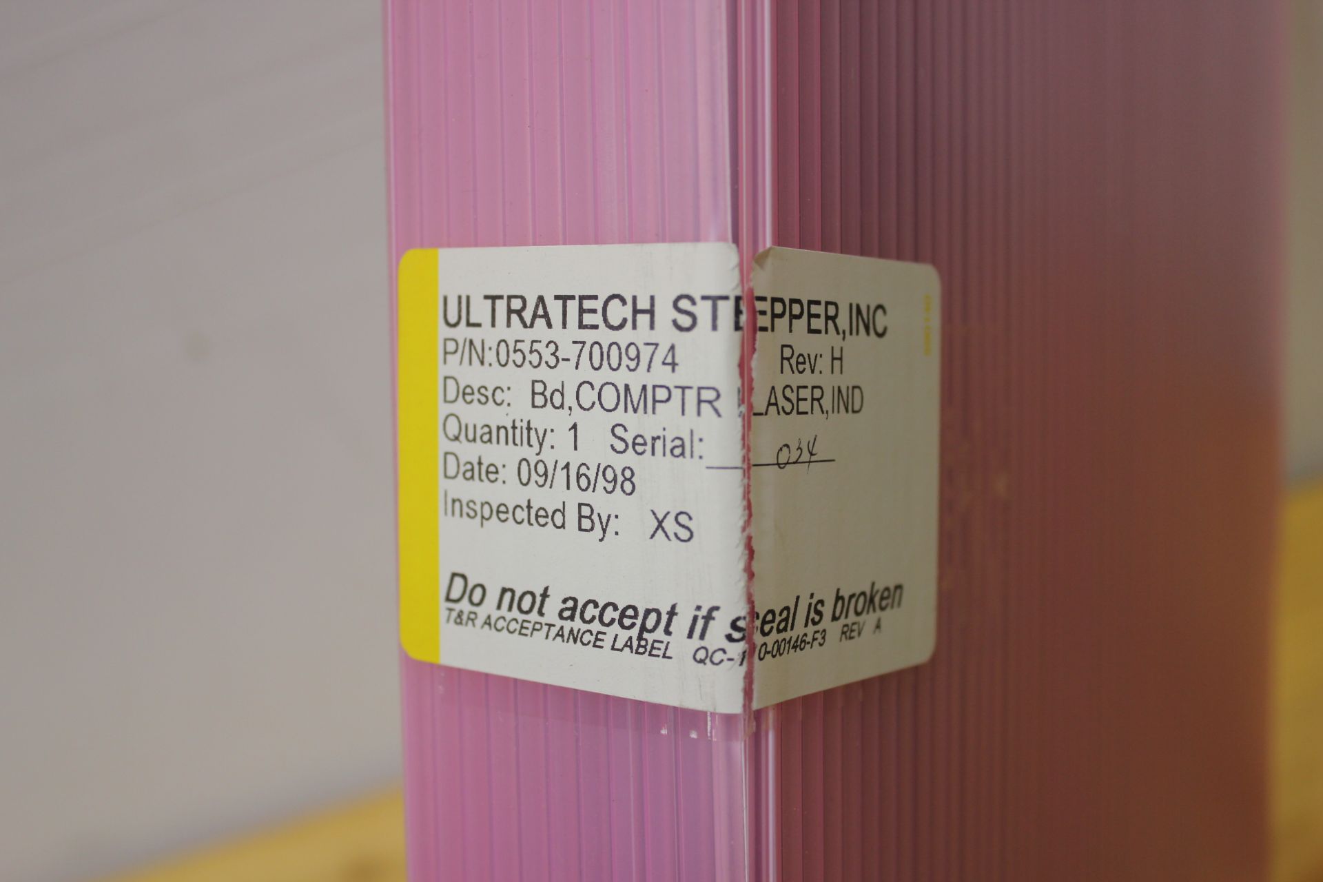 ULTRATECH STEPPER LITHOGRAPHY LASER COMPARATOR BOARD - Image 2 of 3