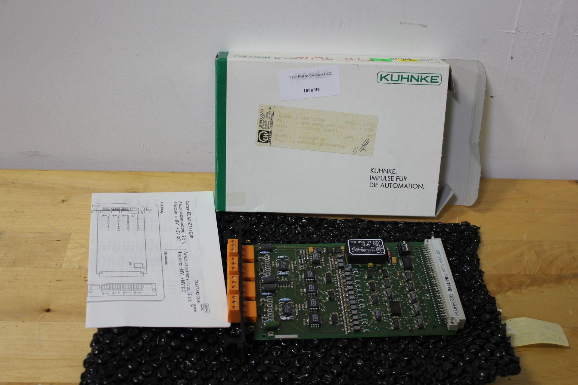 NEW KUHNKE I/O CARD  PN: 657.442.02 - Image 4 of 5