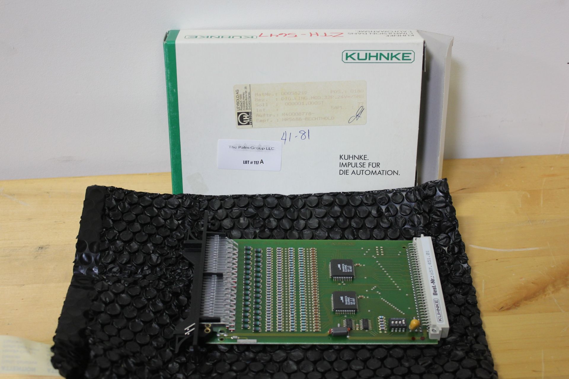 NEW KUHNKE DIGITAL I/O CARD  PN: 657.451.01 - Image 4 of 5