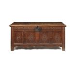 An Elizabethan oak chest