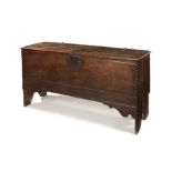 An Elizabethan oak plank chest