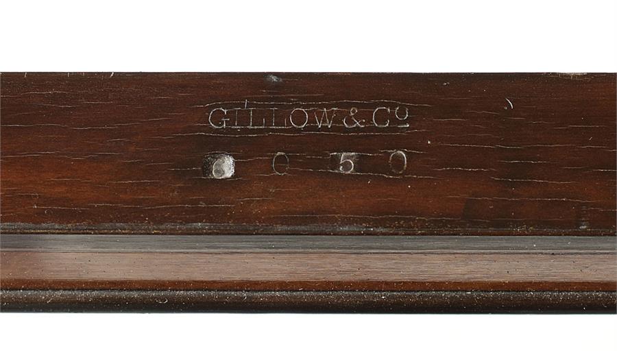 A mid Victorian amboyna and ebonised inverted breakfront side cabinet by Gillow & Co. - Image 2 of 2