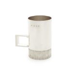 A modern silver mug by Christopher Lawrence, London, 1971