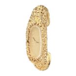 Bucherer Gold Cuff Watch