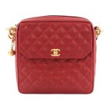 Chanel Red Tall Camera Bag
