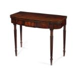 A fine Regency mahogany tea table