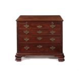 A small George III mahogany chest