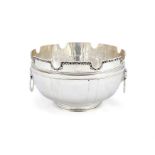 Edwardian silver Monteith bowl in the William III style, by Henry & Arthur Vander, London, 1905