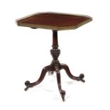 A fine George III carved mahogany centre table in the manner of Thomas Chippendale