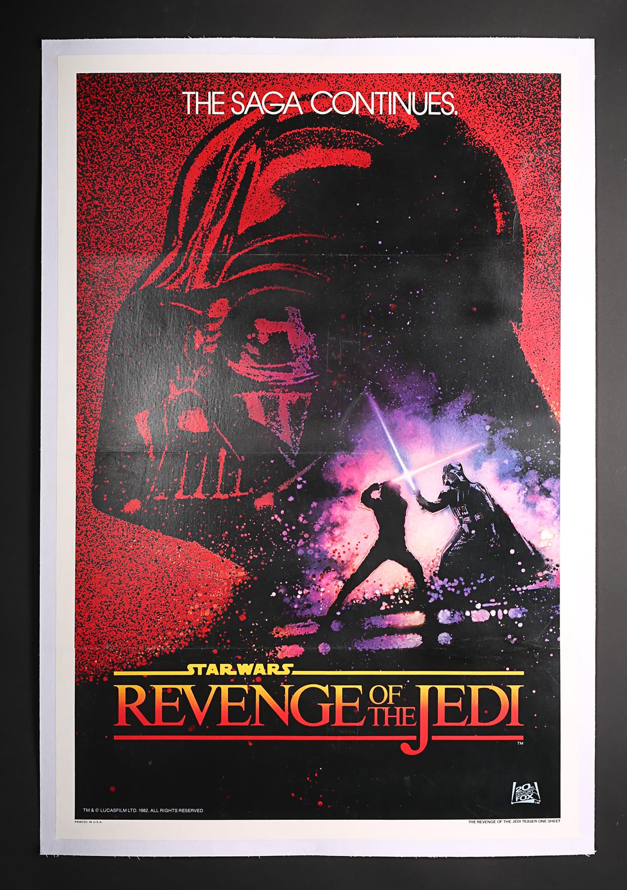 STAR WARS: EPISODE VI: RETURN OF THE JEDI (1983) - US One-Sheet Undated Teaser Poster