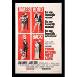 JAMES BOND: FROM RUSSIA WITH LOVE (1963) - US One-Sheet Style-B Poster