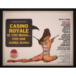 JAMES BOND: CASINO ROYALE (1967) - UK Quad Poster