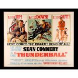 JAMES BOND: THUNDERBALL (1965) - US Half-Sheet Poster