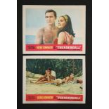 JAMES BOND: THUNDERBALL (1965) - Two US Lobby Cards