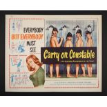 CARRY ON CONSTABLE (1961) - US Half-Sheet Poster