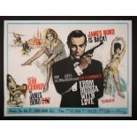 JAMES BOND: FROM RUSSIA WITH LOVE (1963) - UK Quad Poster