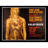 JAMES BOND: GOLDFINGER (1964) - UK Quad Poster