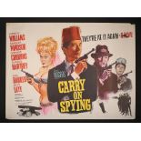 CARRY ON SPYING (1964) - UK Quad Poster