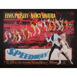 SPEEDWAY (1968) - UK Quad Printer's Proof Poster