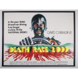 DEATH RACE 2000 (1975) - UK Quad Poster