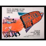 JULES VERNE'S ROCKET TO THE MOON (1967) - UK Quad Poster