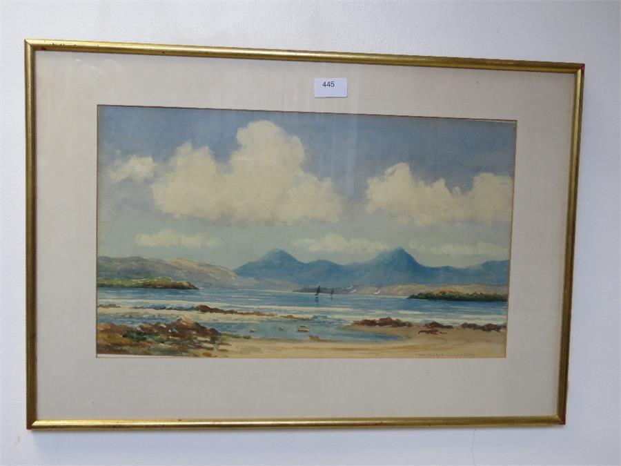 P. MacGregor Wilson, RSW, Scottish Lake Scene, watercolour, signed lower right.