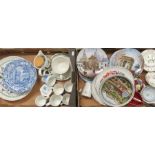A group of Midwinter pottery, Portmerion Botanical Garden, Collectors plates, Wedgwood etc. (3