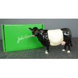 Beswick Galloway cow, with original box.