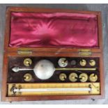 A Sikes's Hydrometer Buss 48 Hatton Garden, London, the complete contents in the original box.