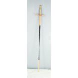 A Masons ceremonial sword.