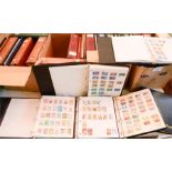 Philately: Twenty eight stamp albums.
