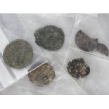 Numismatic: a group of Roman coins.