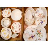A selection of Royal Worcester Evesham pattern porcelain including jug, gravy boat, pastry dish,