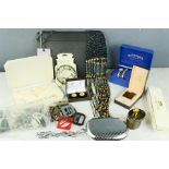 A group of jewellery and watches to include Rotary, Mappin & Webb, Anne Foxley Designs etc.