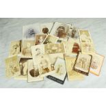 Military / Printed Ephemera: selection of military 'Carte de Visites'.