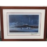 Michael Rondot: Vulcan Farewell XH558 The Last Vulcan in B2 RAF office, limited edition print, 181/