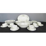 A Haviland Limoges Margaux pattern part dinner service of thirty two pieces to include, dinner