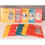 Living Shakespeare: Records with text enclosed with four presentation boxes.