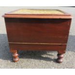 A Victorian commode, with original chamber pot inside.