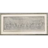 An engraving, Chaucers Canterbury Pilgrims, painted by William Blake and published 1870, 59 by