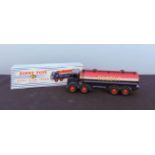 Dinky Toys: a model fire engine and lorry, both with original boxes.