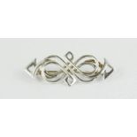 Ola Gorie sterling silver vintage brooch.