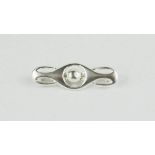 An Art Nouveau Charles Horner sterling silver brooch circa 1905.