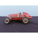 One model vintage racing car.