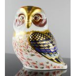 A Royal Crown Derby Tawny Owl, MMIII, 9cm high.