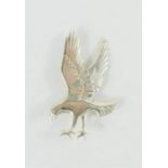 Ola Gorie sterling silver Osprey brooch.