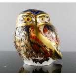 A Royal Crown Derby owl LXII, 8cm high.