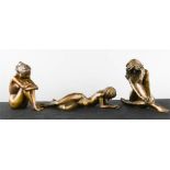 Three 'Frith' nude female sculptures.